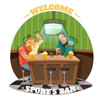 Soccer Pub Illustration vector