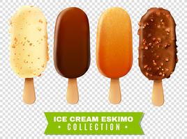 Ice Cream Eskimo Pie Collection vector