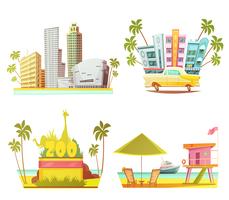 Miami 2x2 Design Concept vector