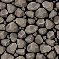 Rock Stone Seamless Pattern vector