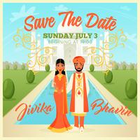 Indians Wedding Couple Poster