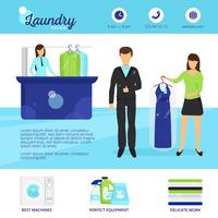 Laundry Service Illustration  vector