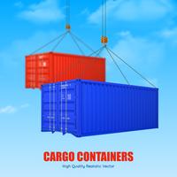 Cargo Container Poster vector