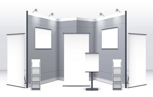Exhibition Stand Template vector