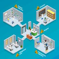 Laboratory And Research Concept Illustration  vector