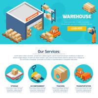 Warehouse Web Site vector