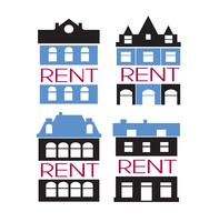 Object rental houses real vector