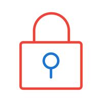 Lock Icon Design vector