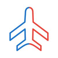 Airplane Icon Design vector