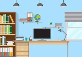 Office Studio Vector Illustration