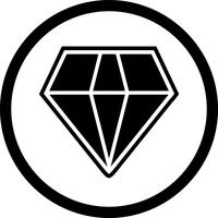 Diseño de icono de diamante vector