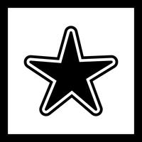 Diseño de icono de estrella vector