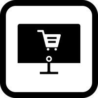 Compras en línea Icon Design vector