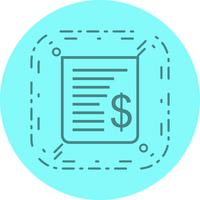 Receipt Icon Design vector