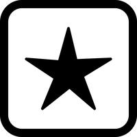 Diseño de icono de estrella vector