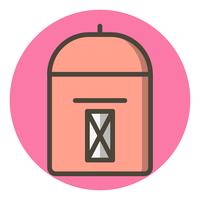 Postbox Icon Design vector