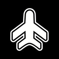 Airplane Icon Design vector
