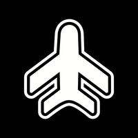 Diseño de icono de avión vector