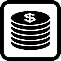 Coins Icon Design vector