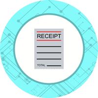 Receipt Icon Design vector