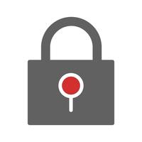 Lock Icon Design vector