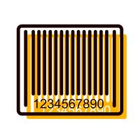 Barcode Icon Design vector