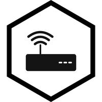 Diseño de icono de wifi vector