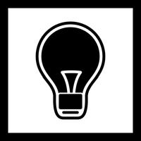 Bulb Icon Design vector