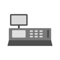  Cash Counter Icon Design vector