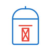 Postbox Icon Design vector