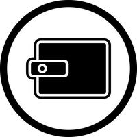 Wallet Icon Design vector