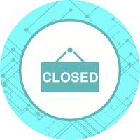 Closed Sign Icon Design vector