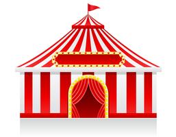 Ilustración de vector de carpa de circo