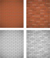 wall of white and red brick seamless background