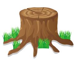 stump vector illustration