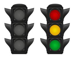 traffic lights for cars vector illustration