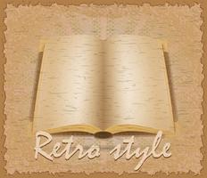 retro style poster old book vector illustration