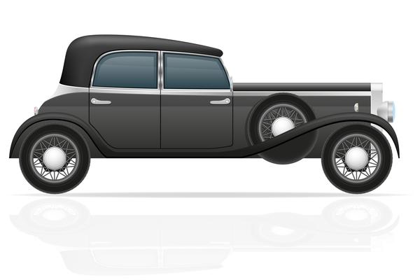 Old Car Free Vector Art - (993 Free Downloads)