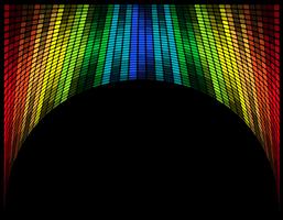 abstract multicolored graphic equalizer vector illustration