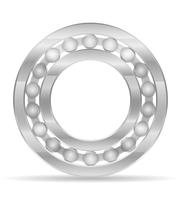 metal ball bearing vector illustration