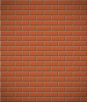wall of red brick seamless background vector