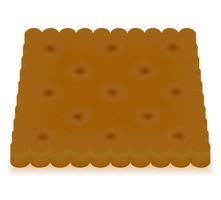 crispy biscuit cookie vector illustration