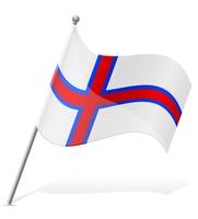 flag of Faroe Islands vector illustration