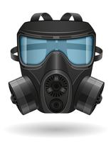 gas mask vector illustration