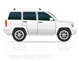 car jeep off road suv vector illustration