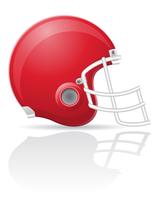 american football helment vector illustration