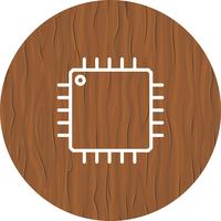 Processor Icon Design vector