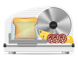 electric kitchen slicer vector illustration