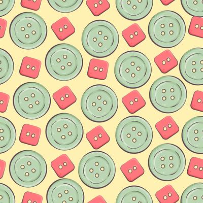 Seamless background with colorful buttons. vector illustration