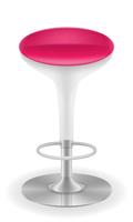 modern bar chair stool vector illustration